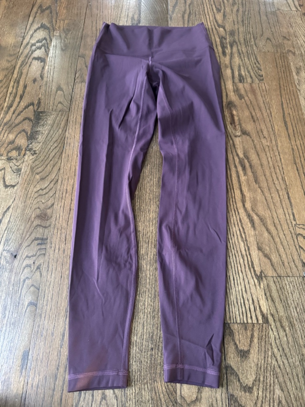 Lululemon Plum Purple High Rise Leggings Size 8 Full Length Yoga Athletic Pants